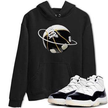 Air Jordan 11 Gratitude shirt to match jordans Basketball Planet sneaker tees AJ11 Gratitude SNRT Sneaker Release Tees Unisex Black 1 T-Shirt