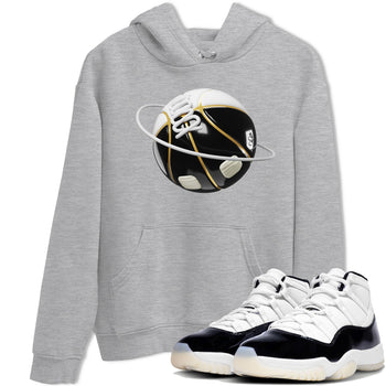 Air Jordan 11 Gratitude shirt to match jordans Basketball Planet sneaker tees AJ11 Gratitude SNRT Sneaker Release Tees Unisex Heather Grey 1 T-Shirt