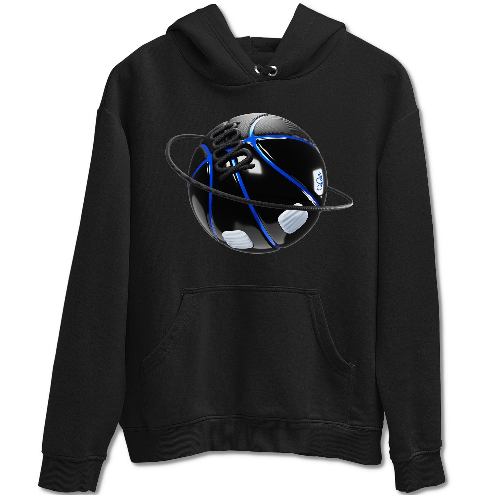 Air Jordan 11 Space shirt to match jordans Basketball Planet sneaker tees AJ11 Black and Varsity Royal SNRT Sneaker Release Tees unisex cotton Black 2 crew neck shirt