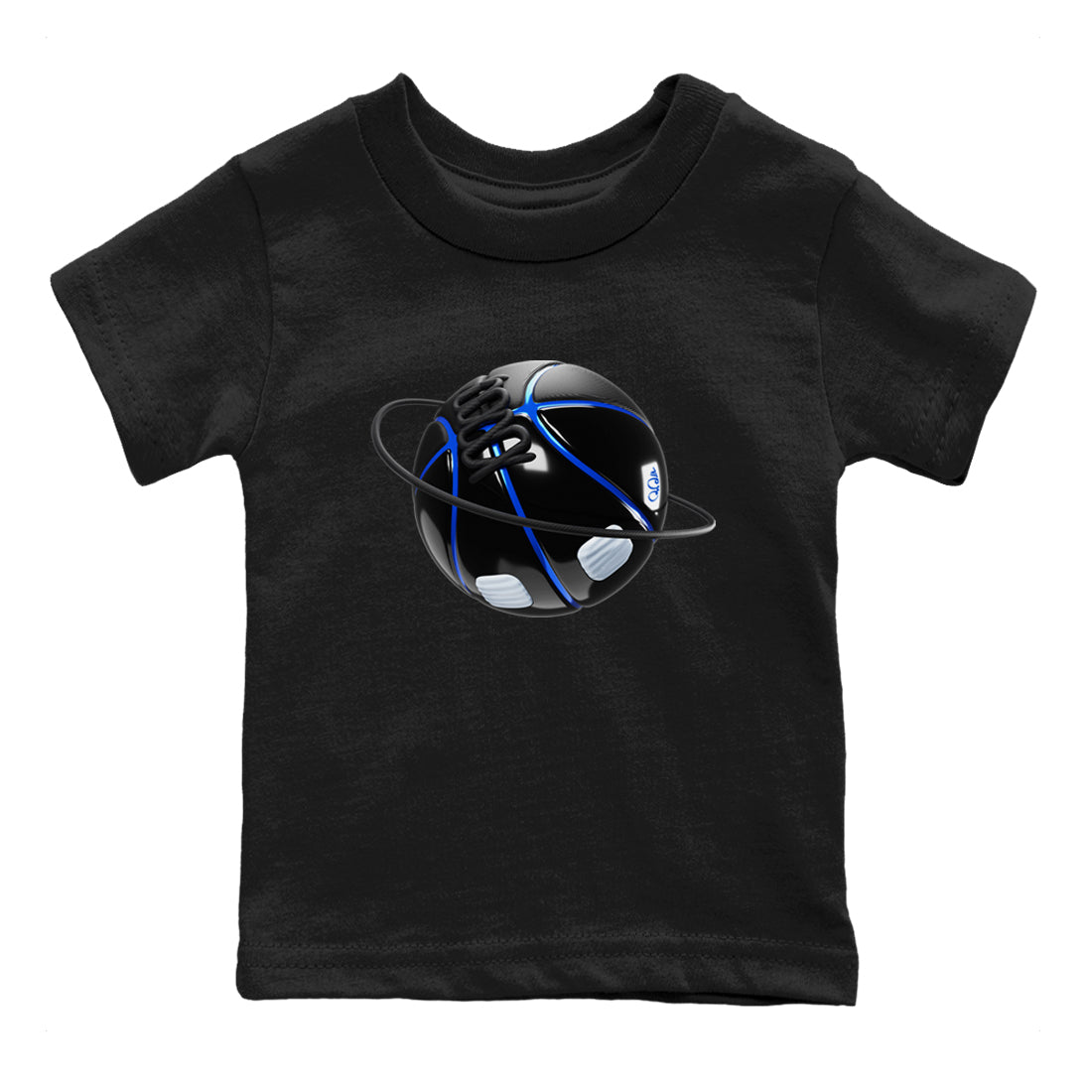 Air Jordan 11 Space shirt to match jordans Basketball Planet sneaker tees AJ11 Black and Varsity Royal SNRT sneaker release tees baby toddler Black 2 cotton Shirt