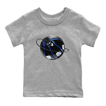 Air Jordan 11 Space shirt to match jordans Basketball Planet sneaker tees AJ11 Black and Varsity Royal SNRT sneaker release tees baby toddler Heather Grey 2 cotton Shirt