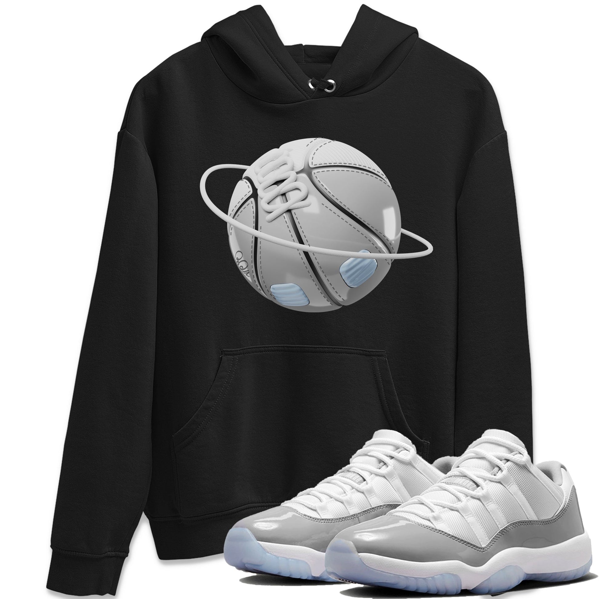 Air Jordan 11 White Cement Sneaker Match Tees Basketball Planet Sneaker Tees Air Jordan 11 Cement Grey Sneaker Release Tees Unisex Shirts Black 1