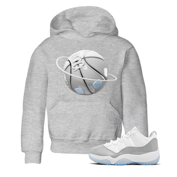 Air Jordan 11 White Cement Sneaker Match Tees Basketball Planet Sneaker Tees Air Jordan 11 Cement Grey Sneaker Release Tees Kids Shirts Heather Grey 1