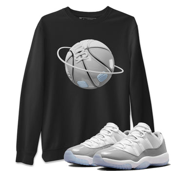 Air Jordan 11 White Cement Sneaker Match Tees Basketball Planet Sneaker Tees Air Jordan 11 Cement Grey Sneaker Release Tees Unisex Shirts Black 1