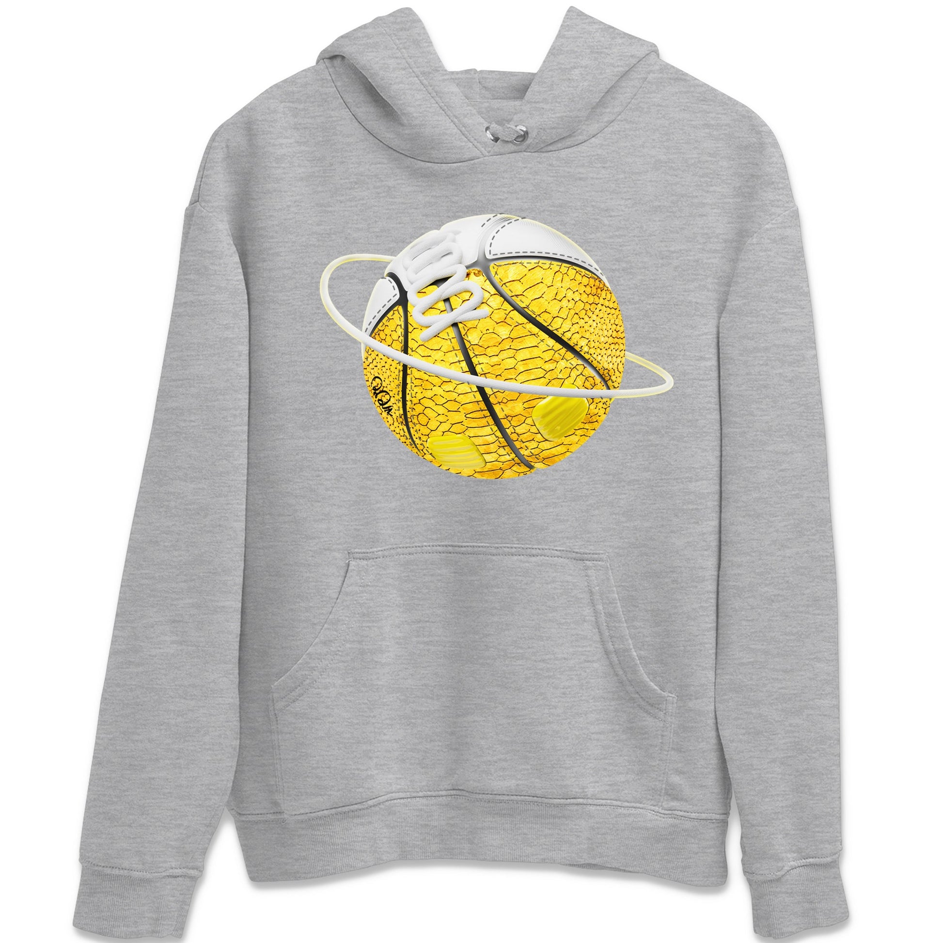 Air Jordan 11 Yellow Python Sneaker Match Tees Basketball Planet Sneaker Tees AJ11 Yellow Python Sneaker Release Tees Unisex Shirts Heather Grey 2
