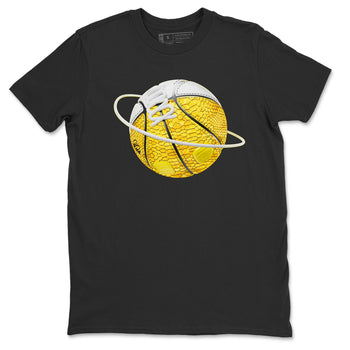 Air Jordan 11 Yellow Python Sneaker Match Tees Basketball Planet Sneaker Tees AJ11 Yellow Python Sneaker Release Tees Unisex Shirts Black 2