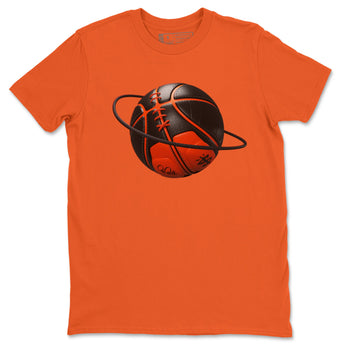 Air Jordan 12 Brilliant Orange Sneaker Match Tees Basketball Planet Sneaker Tees AJ12 Brilliant Orange Sneaker Release Tees Unisex Shirts Orange 2