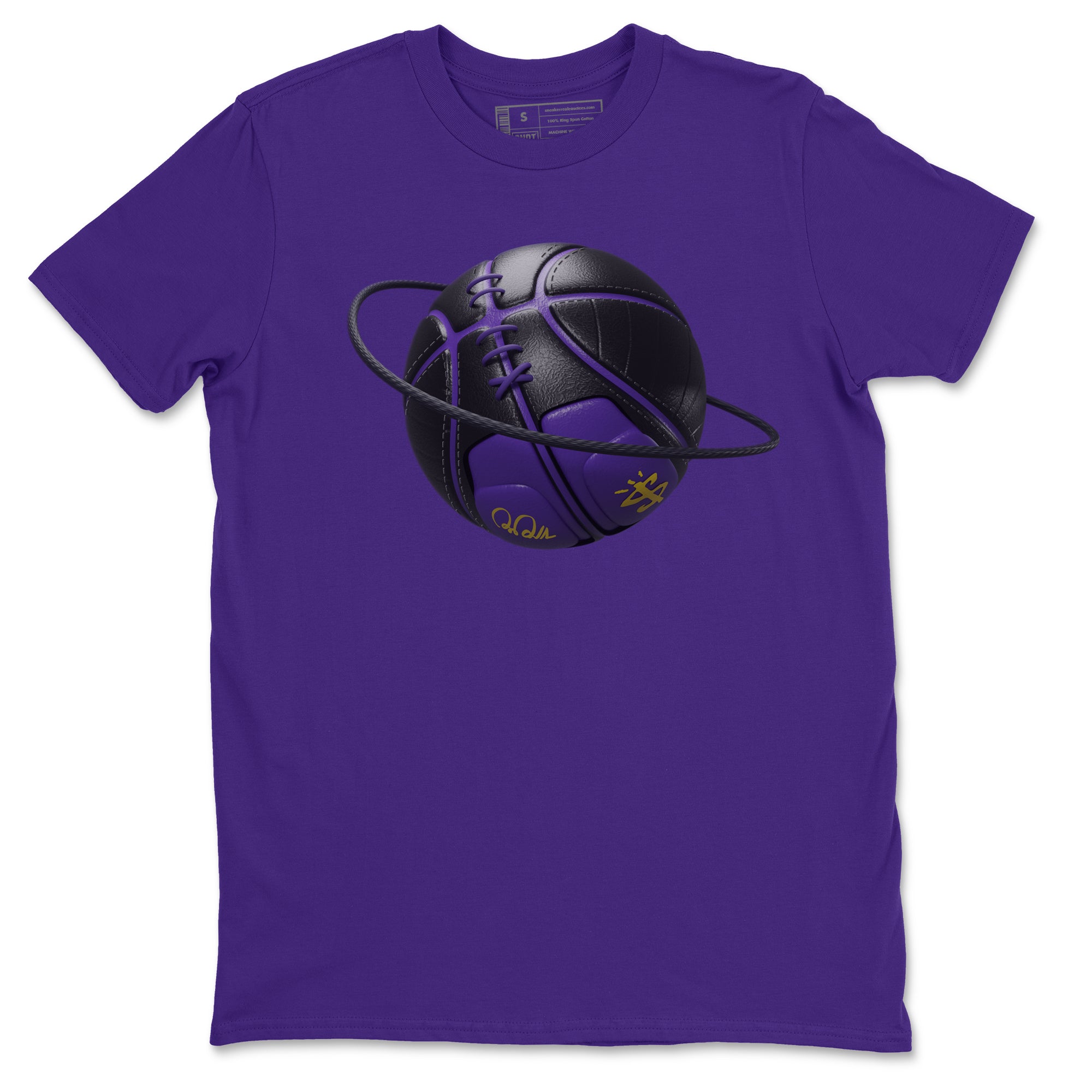 Air Jordan 12 Field Purple Sneaker Match Tees Basketball Planet Sneaker Tees AJJordan 12 Lakers Sneaker Release Tees Unisex Shirts Purple 2