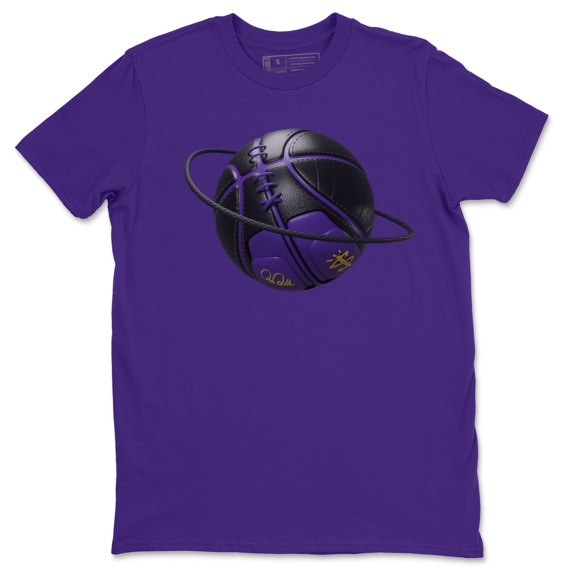 Air Jordan 12 Field Purple Sneaker Match Tees Basketball Planet Sneaker Tees AJJordan 12 Lakers Sneaker Release Tees Unisex Shirts Purple 2
