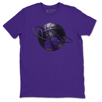 Air Jordan 12 Field Purple Sneaker Match Tees Basketball Planet Sneaker Tees AJJordan 12 Lakers Sneaker Release Tees Unisex Shirts Purple 2