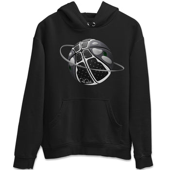 Air Jordan 13 Black Flint Sneaker Match Tees Basketball Planet Sneaker Tees AJ13 Retro Black Flint Sneaker Release Tees Unisex Shirts Black 2