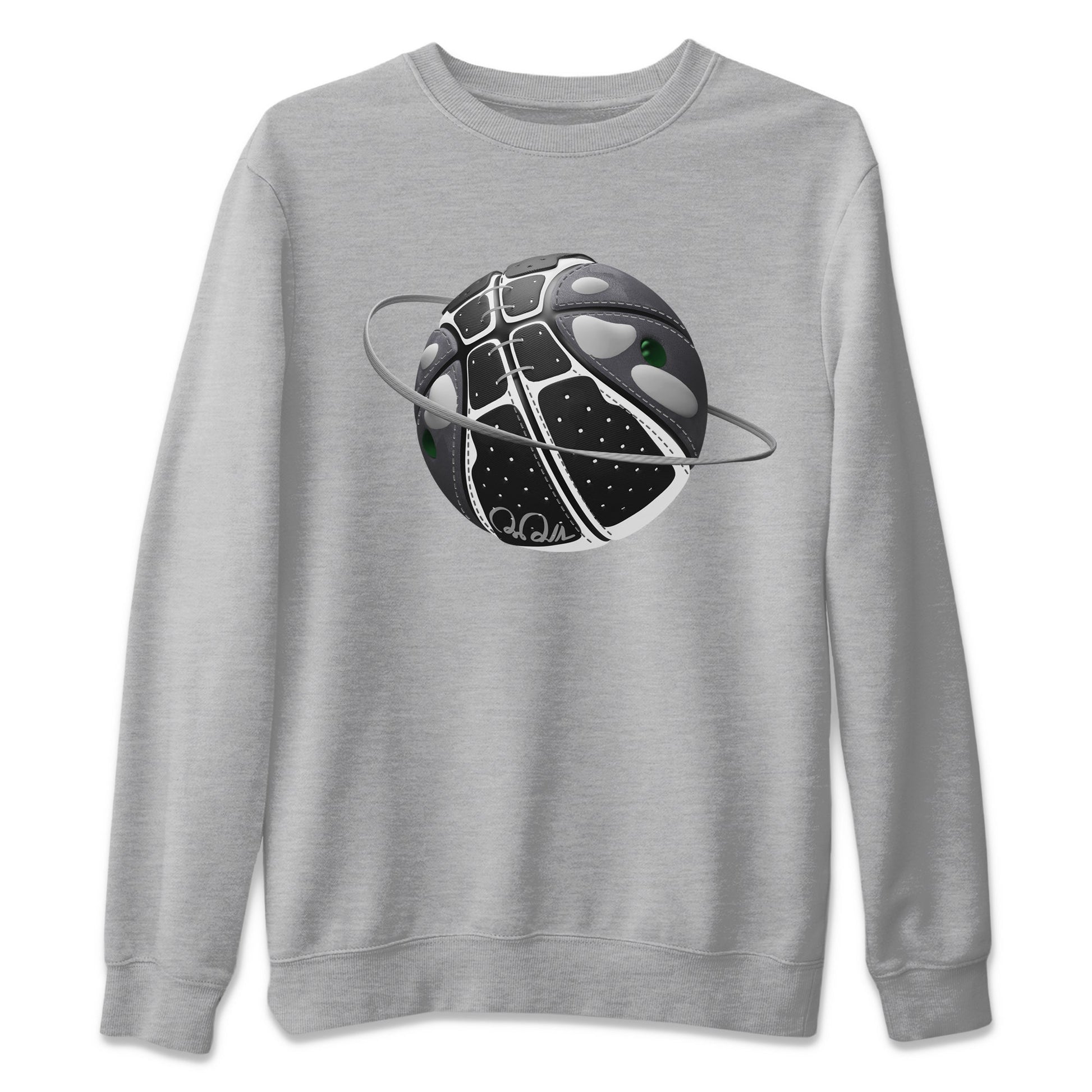 Air Jordan 13 Black Flint Sneaker Match Tees Basketball Planet Sneaker Tees AJ13 Retro Black Flint Sneaker Release Tees Unisex Shirts Heather Grey 2