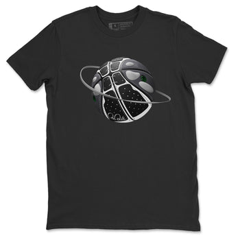 Air Jordan 13 Black Flint Sneaker Match Tees Basketball Planet Sneaker Tees AJ13 Retro Black Flint Sneaker Release Tees Unisex Shirts Black 2