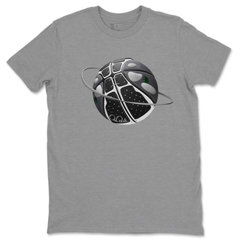 Air Jordan 13 Black Flint Sneaker Match Tees Basketball Planet Sneaker Tees AJ13 Retro Black Flint Sneaker Release Tees Unisex Shirts Heather Grey 2