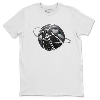 Air Jordan 13 Black Flint Sneaker Match Tees Basketball Planet Sneaker Tees AJ13 Retro Black Flint Sneaker Release Tees Unisex Shirts White 2