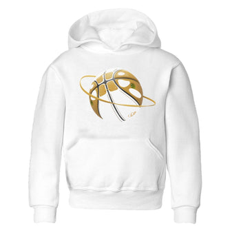 Air Jordan 13 Wheat Sneaker Match Tees Basketball Planet Sneaker Tees AJ13 Wheat Sneaker Release Tees Kids Shirts White 2