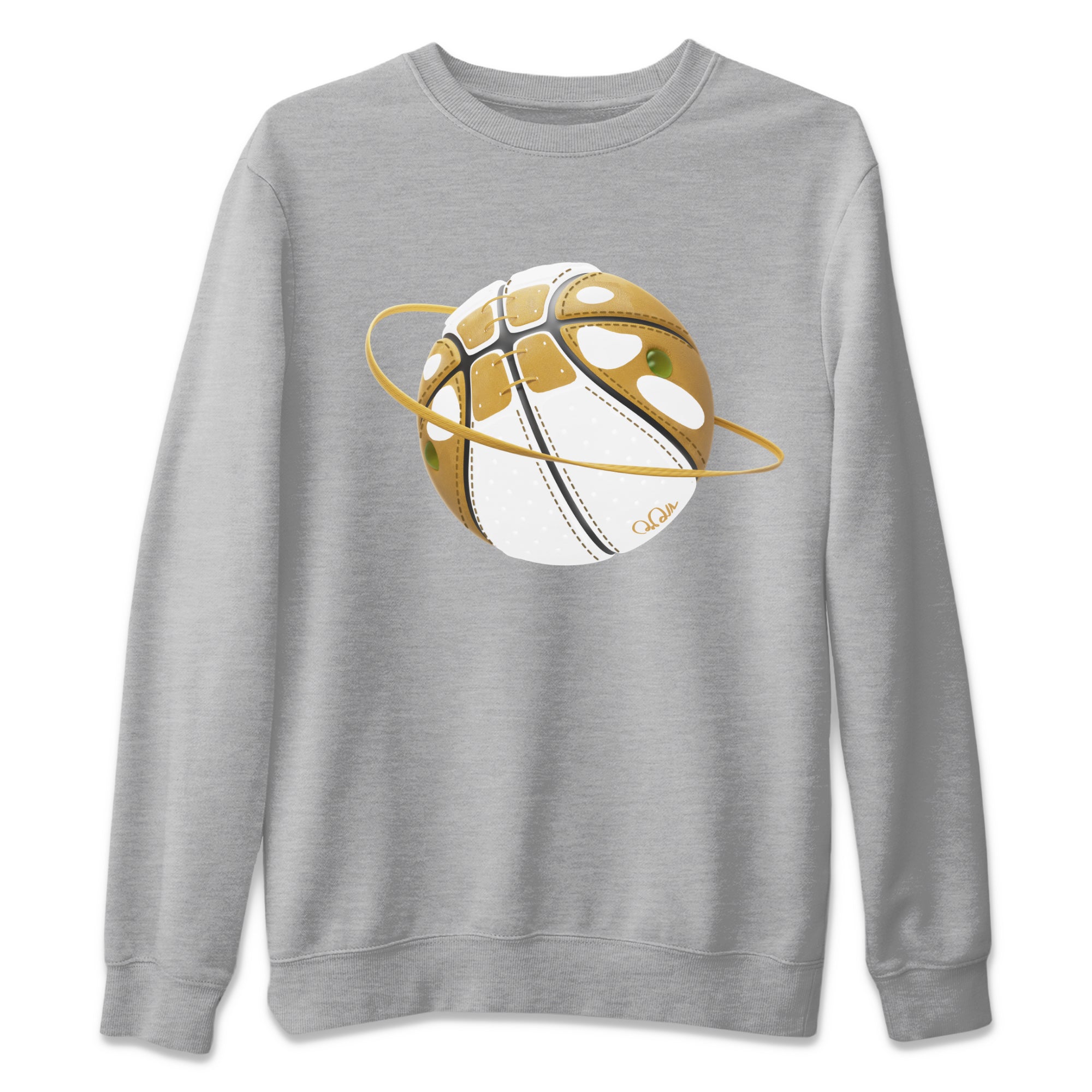 Air Jordan 13 Wheat Sneaker Match Tees Basketball Planet Sneaker Tees AJ13 Wheat Sneaker Release Tees Unisex Shirts Heather Grey 2