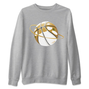 Air Jordan 13 Wheat Sneaker Match Tees Basketball Planet Sneaker Tees AJ13 Wheat Sneaker Release Tees Unisex Shirts Heather Grey 2