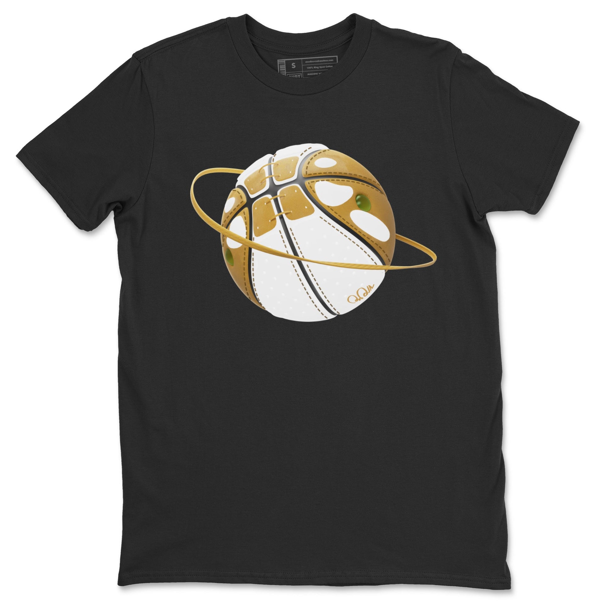 Air Jordan 13 Wheat Sneaker Match Tees Basketball Planet Sneaker Tees AJ13 Wheat Sneaker Release Tees Unisex Shirts Black 2