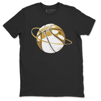 Air Jordan 13 Wheat Sneaker Match Tees Basketball Planet Sneaker Tees AJ13 Wheat Sneaker Release Tees Unisex Shirts Black 2