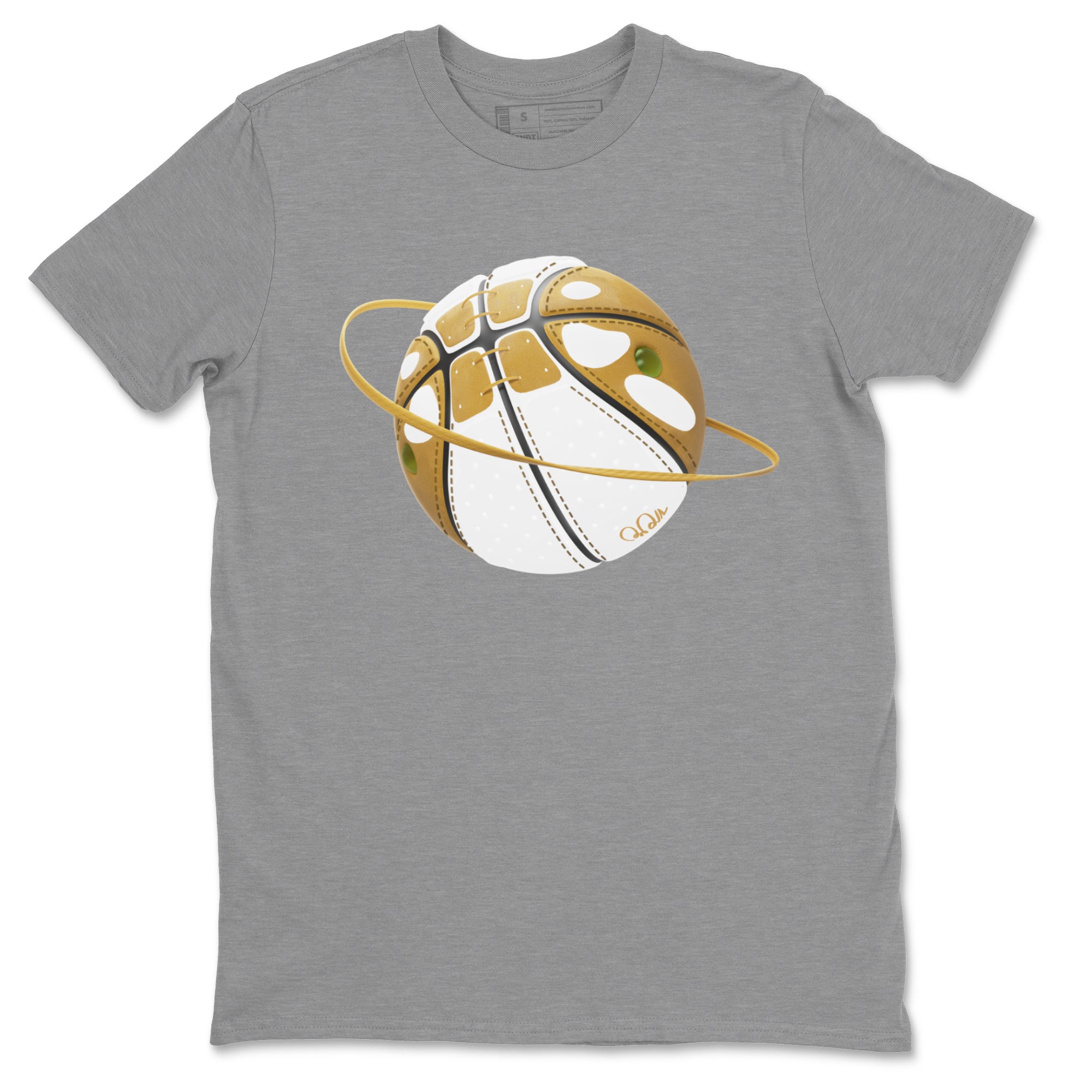 Air Jordan 13 Wheat Sneaker Match Tees Basketball Planet Sneaker Tees AJ13 Wheat Sneaker Release Tees Unisex Shirts Heather Grey 2