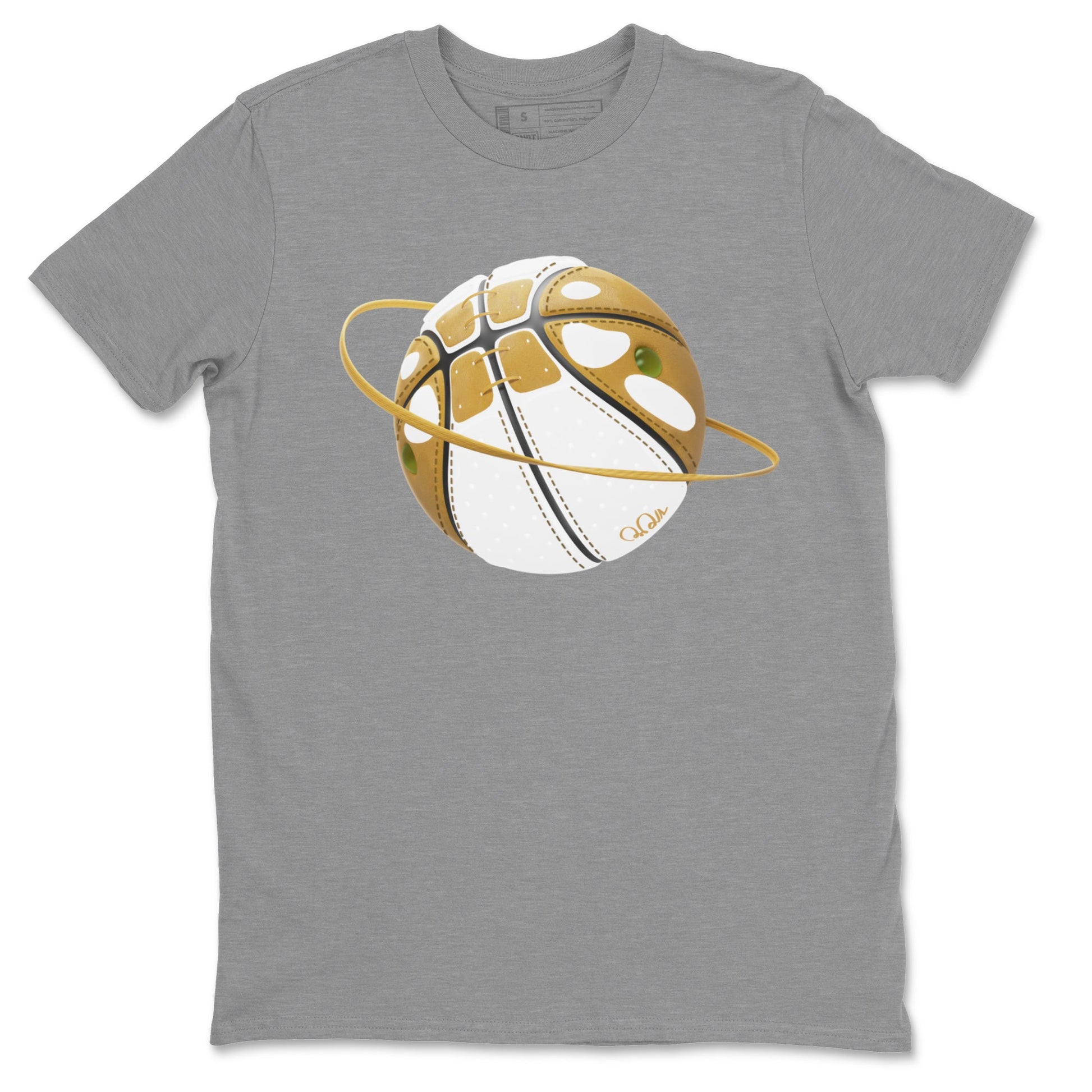 Air Jordan 13 Wheat Sneaker Match Tees Basketball Planet Sneaker Tees AJ13 Wheat Sneaker Release Tees Unisex Shirts Heather Grey 2