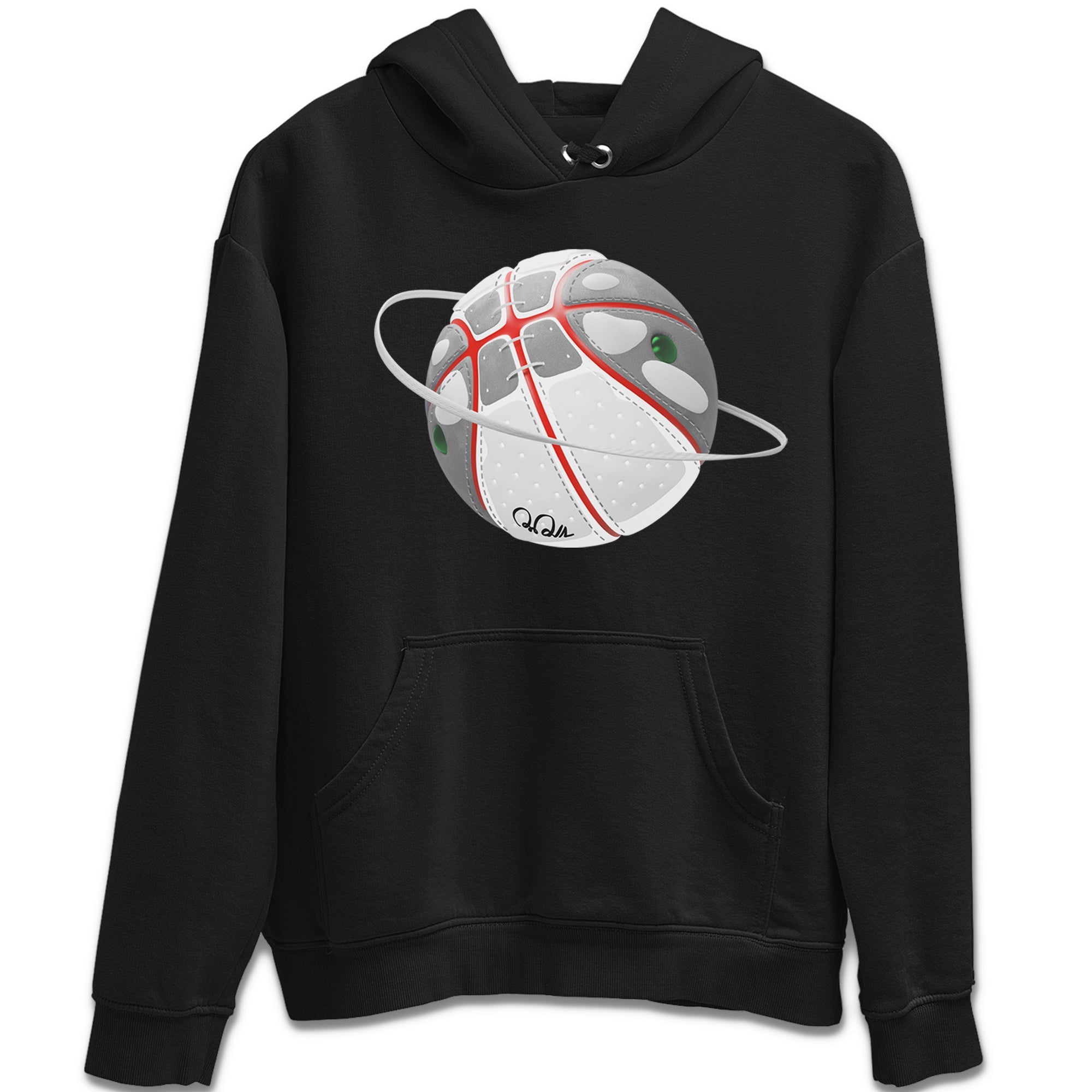 Air Jordan 13 Wolf Grey Sneaker Match Tees Basketball Planet Sneaker Tees AJ13 Wolf Grey Sneaker Release Tees Unisex Shirts Black 2