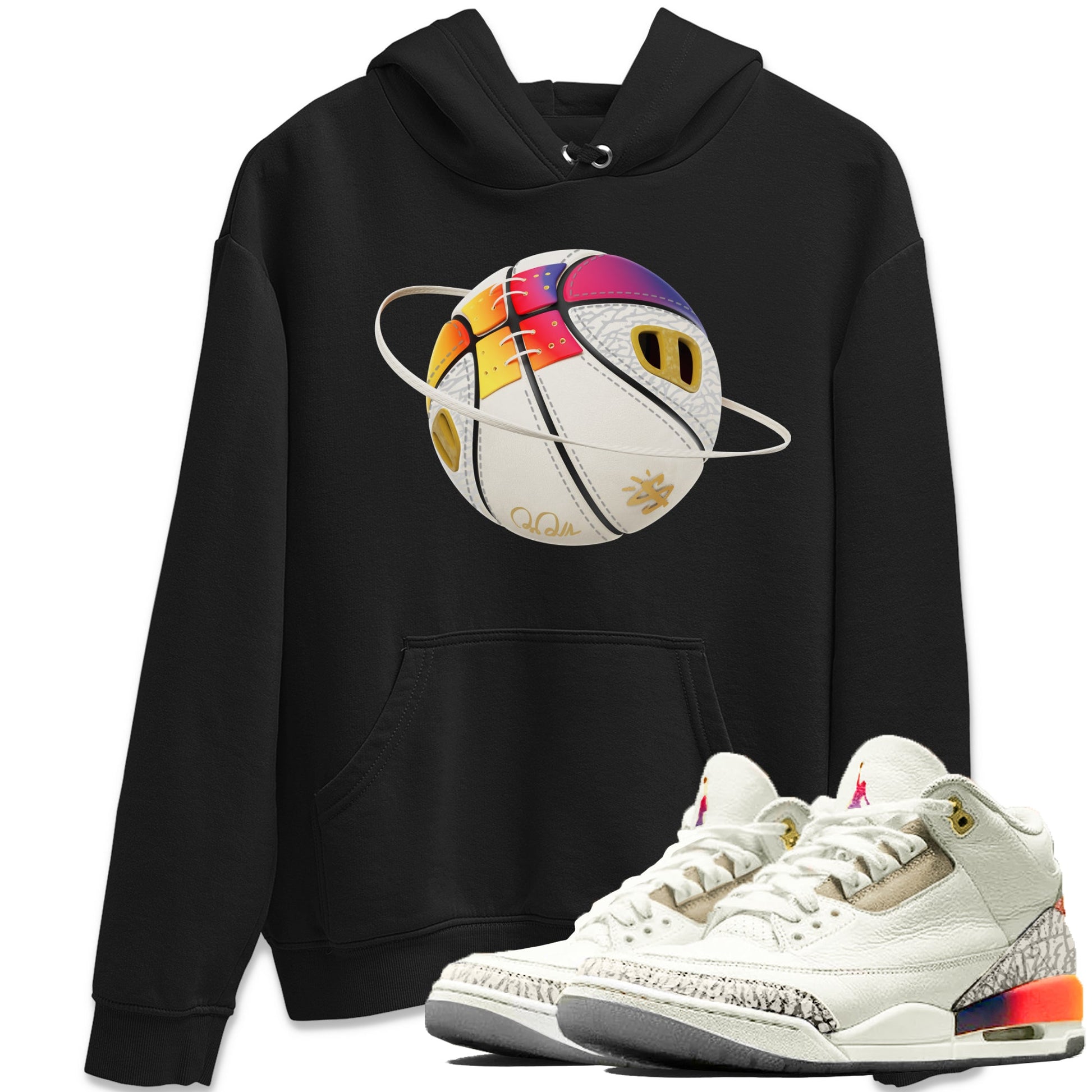Air Jordan 3 J Balvin shirt to match jordans Basketball Planet sneaker tees AJ3 Balvin  SNRT Sneaker Release Tees LGBTQ Gay Pride T-Shirt Unisex Black 1 T-Shirt
