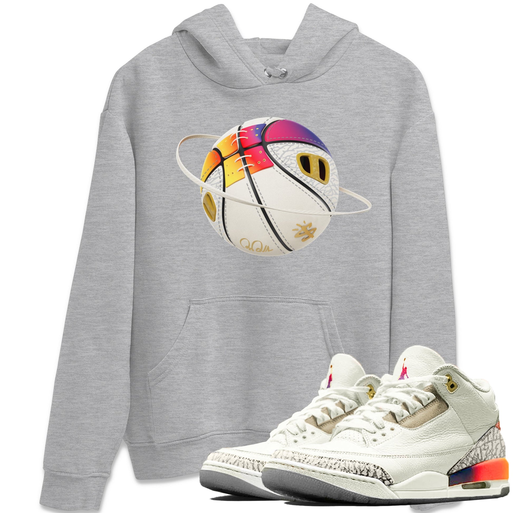 Air Jordan 3 J Balvin shirt to match jordans Basketball Planet sneaker tees AJ3 Balvin  SNRT Sneaker Release Tees LGBTQ Gay Pride T-Shirt Unisex Heather Grey 1 T-Shirt
