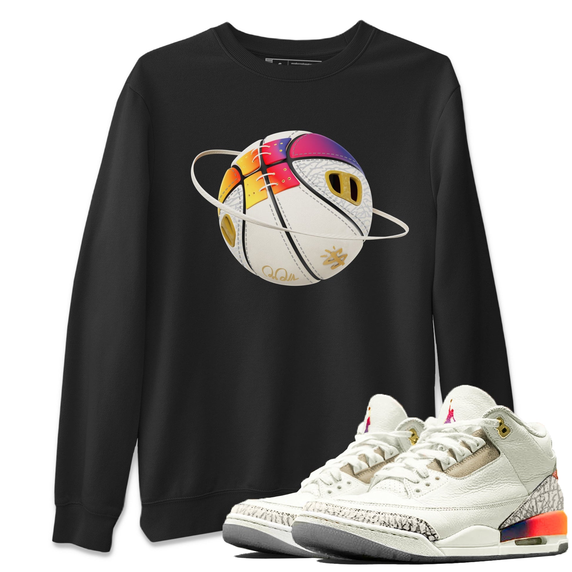 Air Jordan 3 J Balvin shirt to match jordans Basketball Planet sneaker tees AJ3 Balvin  SNRT Sneaker Release Tees LGBTQ Gay Pride T-Shirt Unisex Black 1 T-Shirt