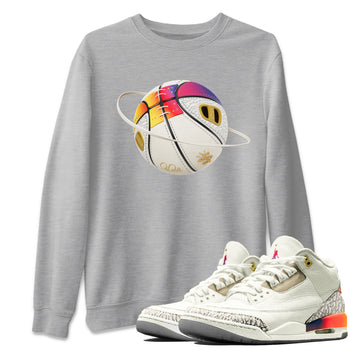 Air Jordan 3 J Balvin shirt to match jordans Basketball Planet sneaker tees AJ3 Balvin  SNRT Sneaker Release Tees LGBTQ Gay Pride T-Shirt Unisex Heather Grey 1 T-Shirt