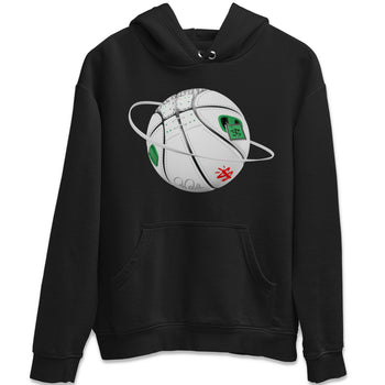 Air Jordan 3 Lucky Green Sneaker Match Tees Basketball Planet Sneaker Tees AJ3 Lucky Green Sneaker Release Tees Unisex Shirts Black 2
