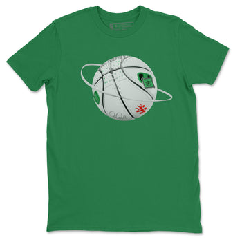 Air Jordan 3 Lucky Green Sneaker Match Tees Basketball Planet Sneaker Tees AJ3 Lucky Green Sneaker Release Tees Unisex Shirts Kelly Green 2