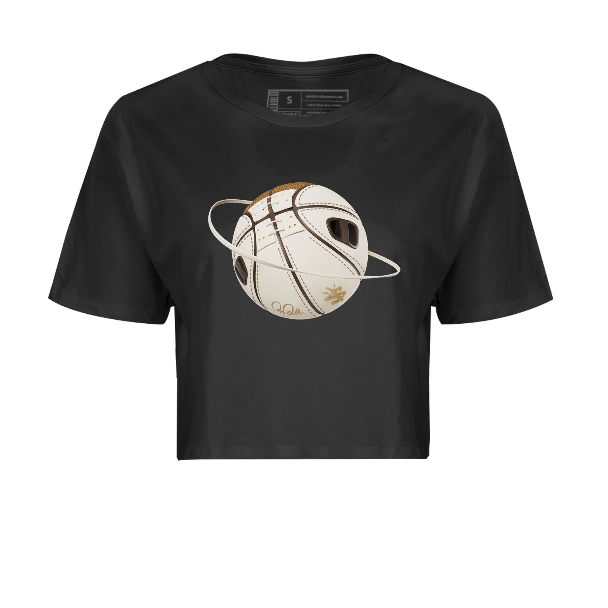 Air Jordan 3 Palomino Sneaker Match Tees Basketball Planet Sneaker Tees AJ3 Palomino Sneaker Release Tees Women's Shirts Black 2