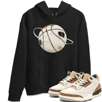 Air Jordan 3 Palomino Sneaker Match Tees Basketball Planet Sneaker Tees AJ3 Palomino Sneaker Release Tees Unisex Shirts Black 1