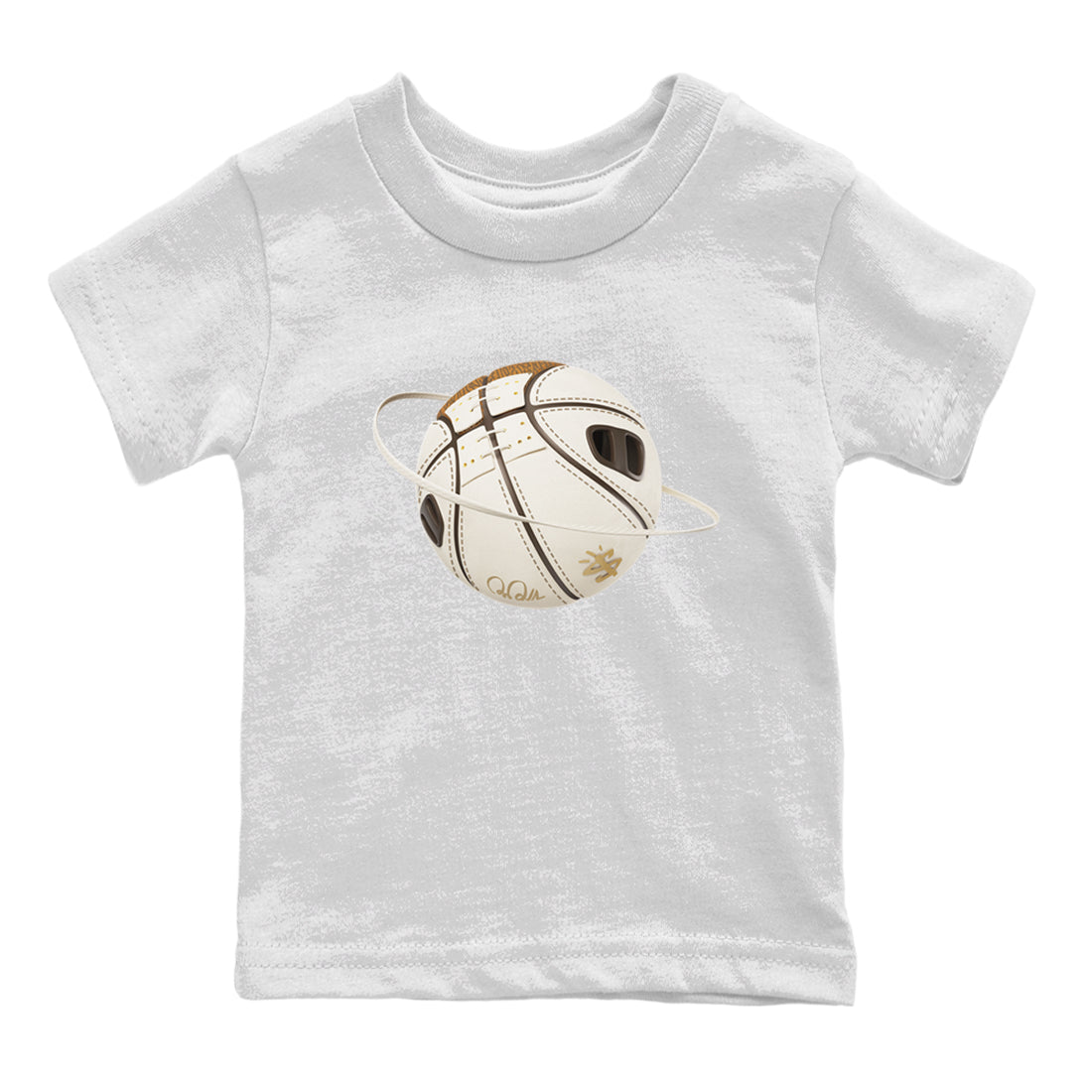 Air Jordan 3 Palomino Sneaker Match Tees Basketball Planet Sneaker Tees AJ3 Palomino Sneaker Release Tees Kids Shirts White 2
