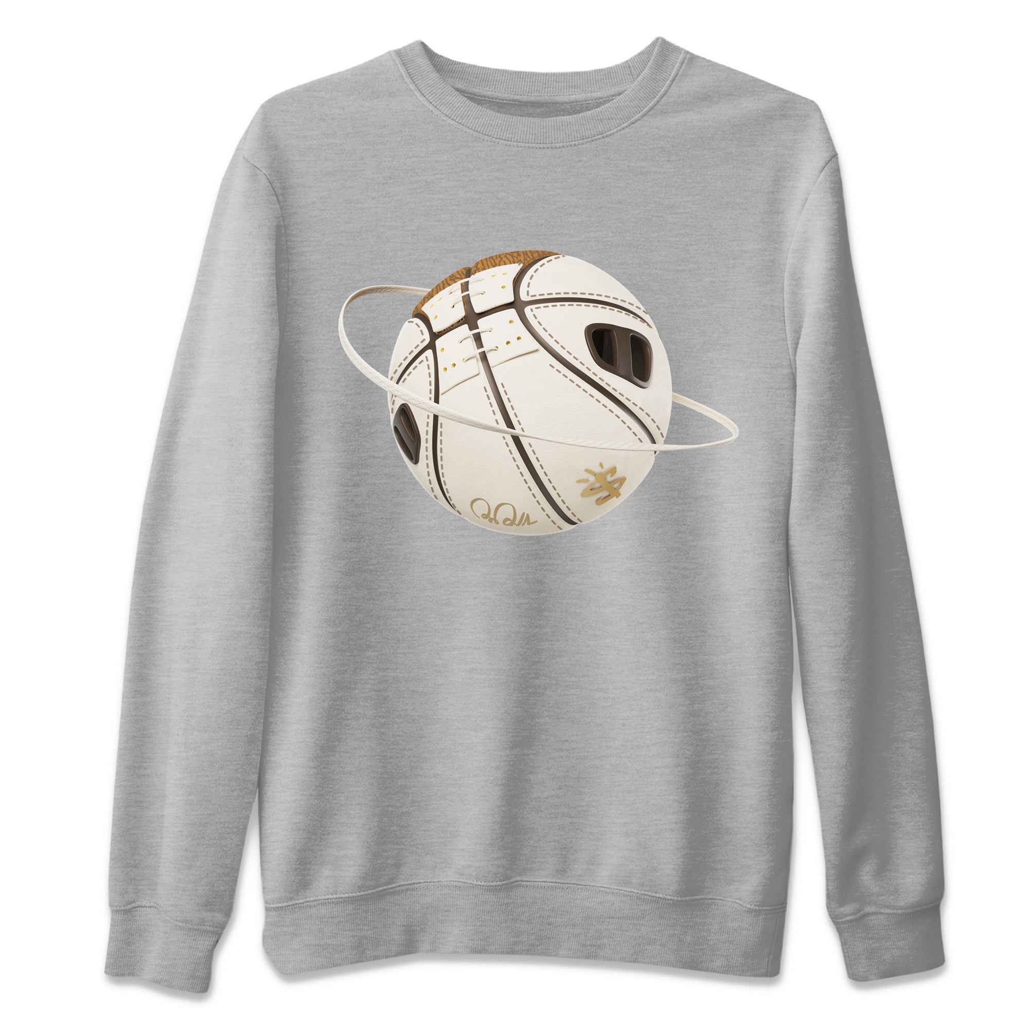 Air Jordan 3 Palomino Sneaker Match Tees Basketball Planet Sneaker Tees AJ3 Palomino Sneaker Release Tees Unisex Shirts Heather Grey 2