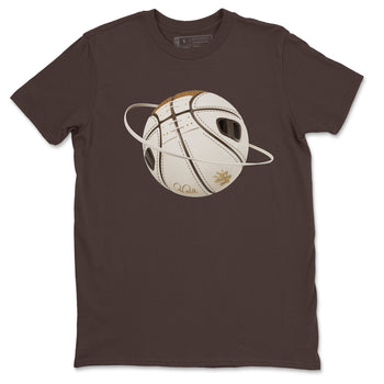 Air Jordan 3 Palomino Sneaker Match Tees Basketball Planet Sneaker Tees AJ3 Palomino Sneaker Release Tees Unisex Shirts Dark Chocolate 2