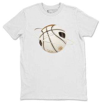 Air Jordan 3 Palomino Sneaker Match Tees Basketball Planet Sneaker Tees AJ3 Palomino Sneaker Release Tees Unisex Shirts White 2