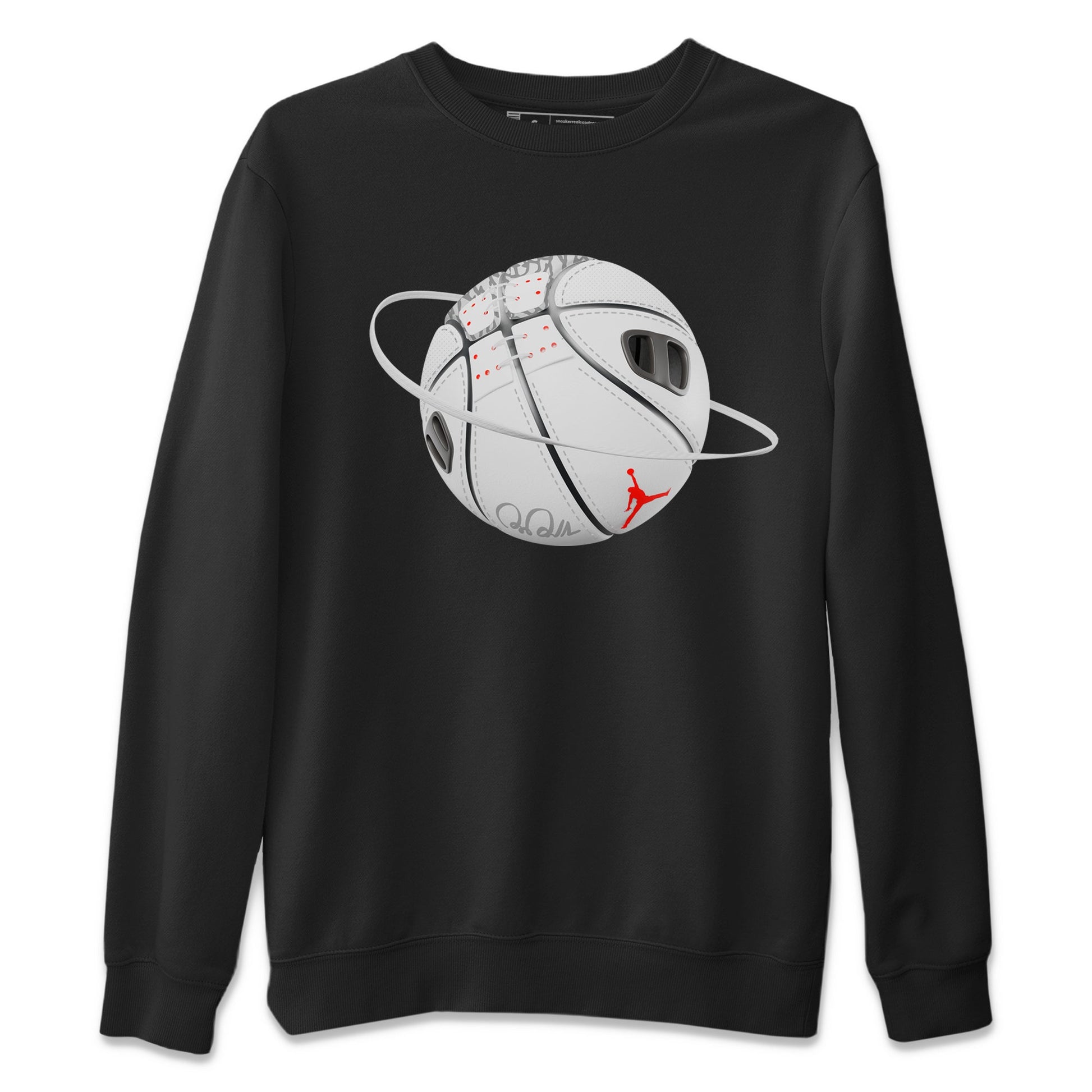 Air Jordan 3 White Cement Sneaker Match Tees Basketball Planet Sneaker Tees AJ3 White Cement Sneaker Release Tees Unisex Shirts Heather Grey 2