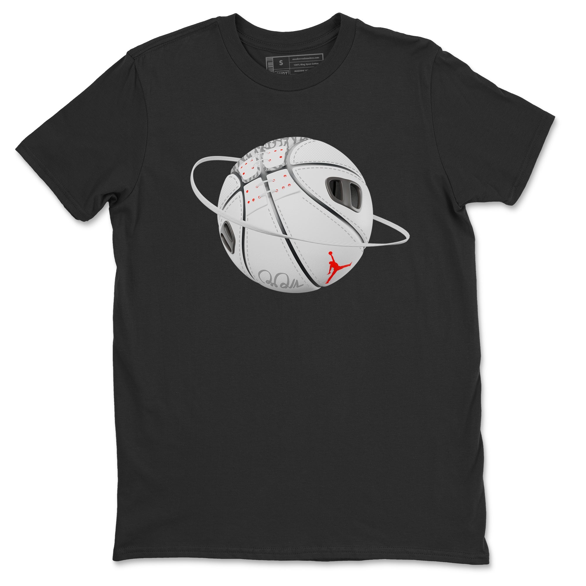 Air Jordan 3 White Cement Sneaker Match Tees Basketball Planet Sneaker Tees AJ3 White Cement Sneaker Release Tees Unisex Shirts White 2