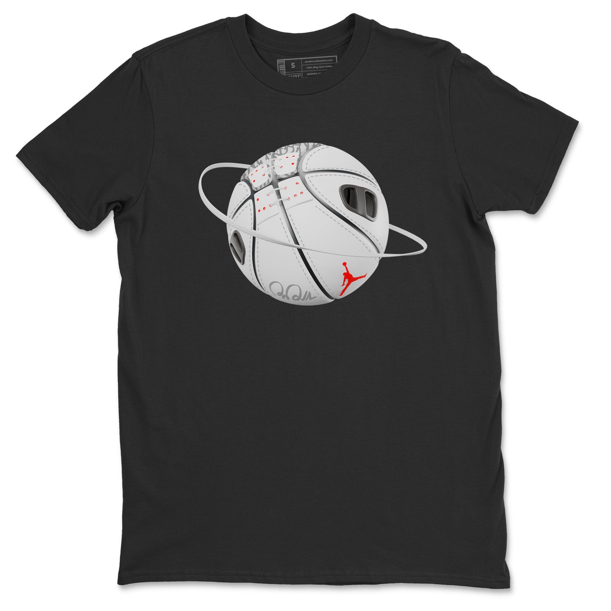 Air Jordan 3 White Cement Sneaker Match Tees Basketball Planet Sneaker Tees AJ3 White Cement Sneaker Release Tees Unisex Shirts White 2