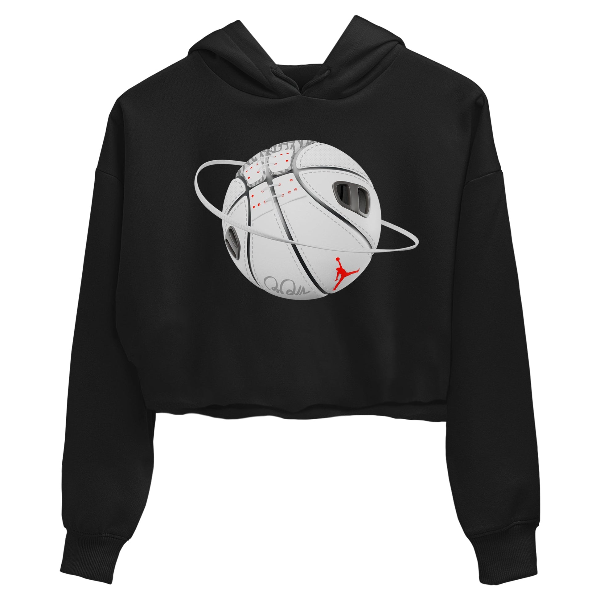 Air Jordan 3 White Cement Sneaker Match Tees Basketball Planet Sneaker Tees AJ3 White Cement Sneaker Release Tees Women's Shirts Black 2