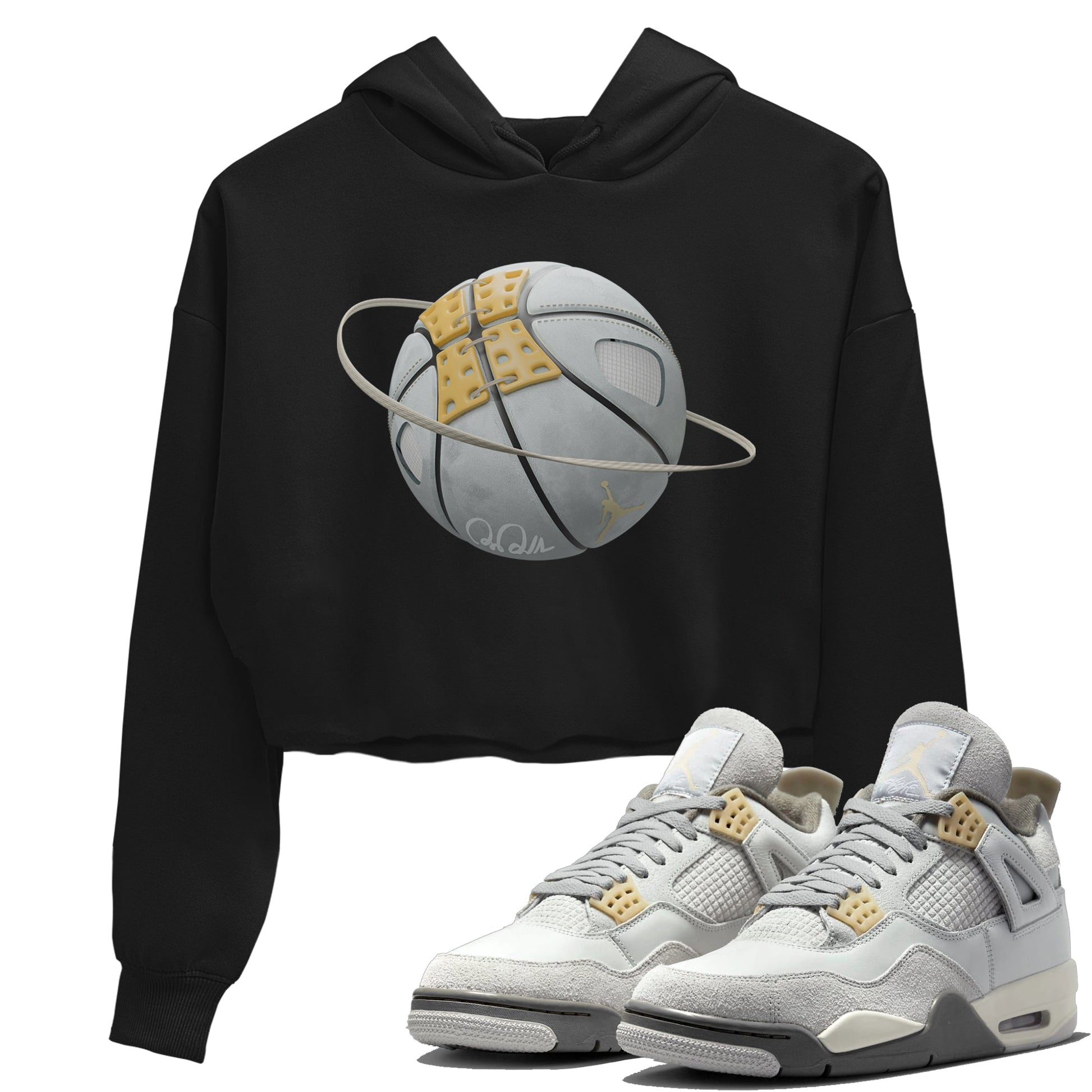 Jordan 4 Craft Sneaker Match Tees Basketball Planet Sneaker Tees Jordan 4 Craft Sneaker Release Tees Women's Shirts