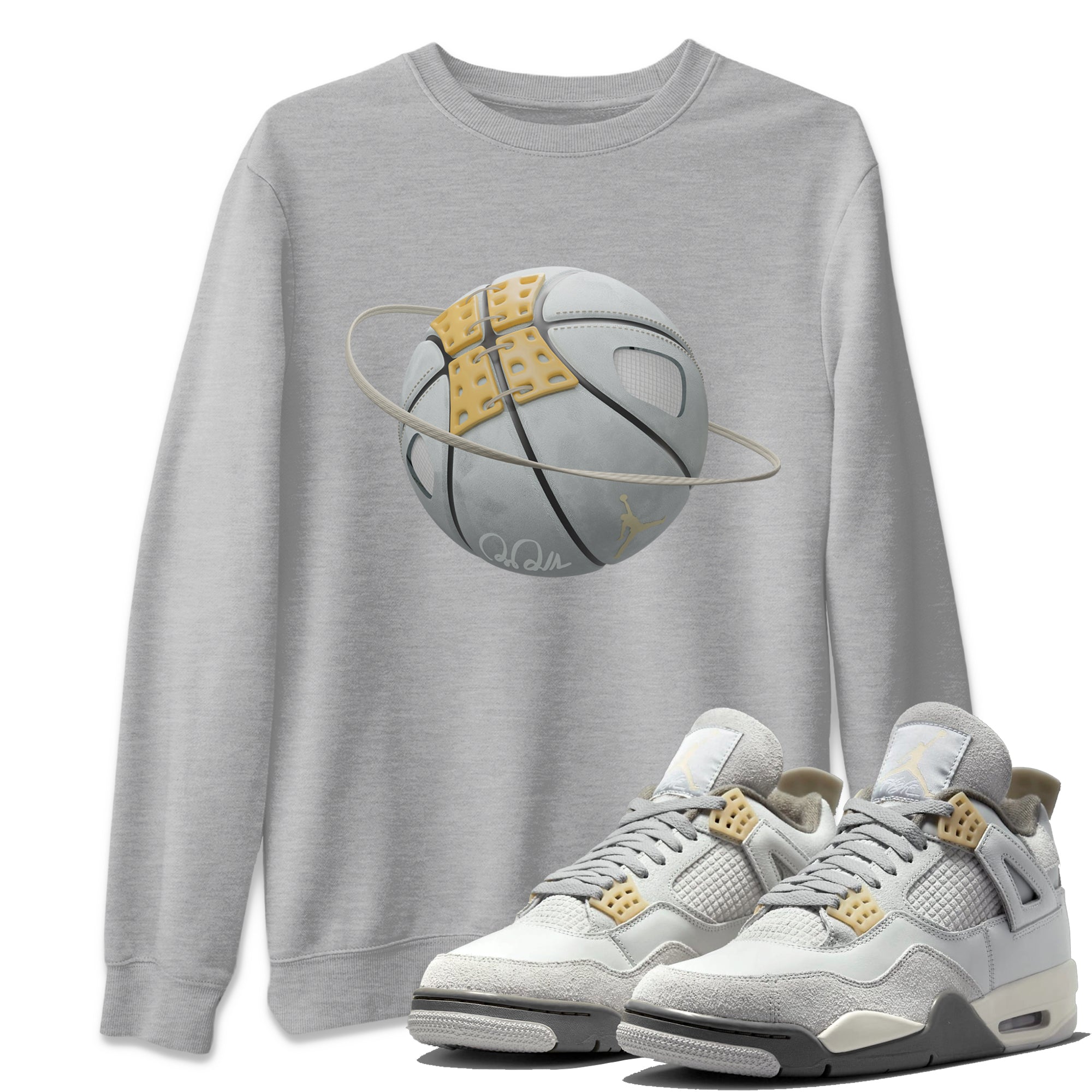 Jordan 4 Craft Sneaker Match Tees Basketball Planet Sneaker Tees Jordan 4 Craft Sneaker Release Tees Unisex Shirts