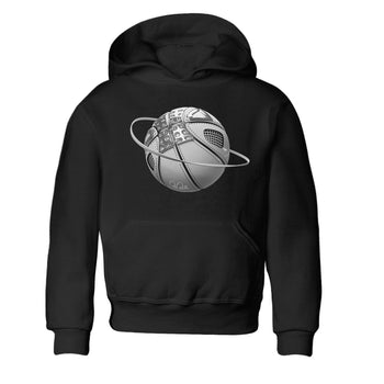 Air Jordan 4 Light Iron Ore shirt to match jordans Basketball Planet sneaker tees AJ4 Frozen Moments SNRT Sneaker Release Tees Baby Toddler Black 2 T-Shirt