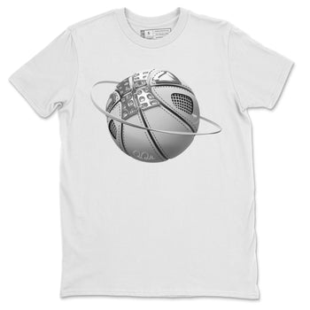 Air Jordan 4 Light Iron Ore shirt to match jordans Basketball Planet sneaker tees AJ4 Frozen Moments SNRT Sneaker Release Tees Unisex White 2 T-Shirt