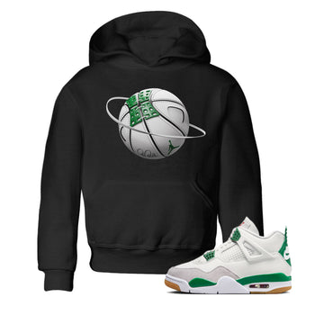 Air Jordan 4 Pine Green Basketball Planet Baby and Kids Sneaker Tees AJ4 Pine Green Kids Sneaker Tees Washing and Care Tip