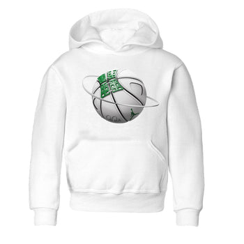 Jordan 4 Pine Green SB Sneaker Match Tees Basketball Planet Sneaker Tees AJ4 Pine Green SB Sneaker Tees Sneaker Release Shirts Kids Shirts White 2