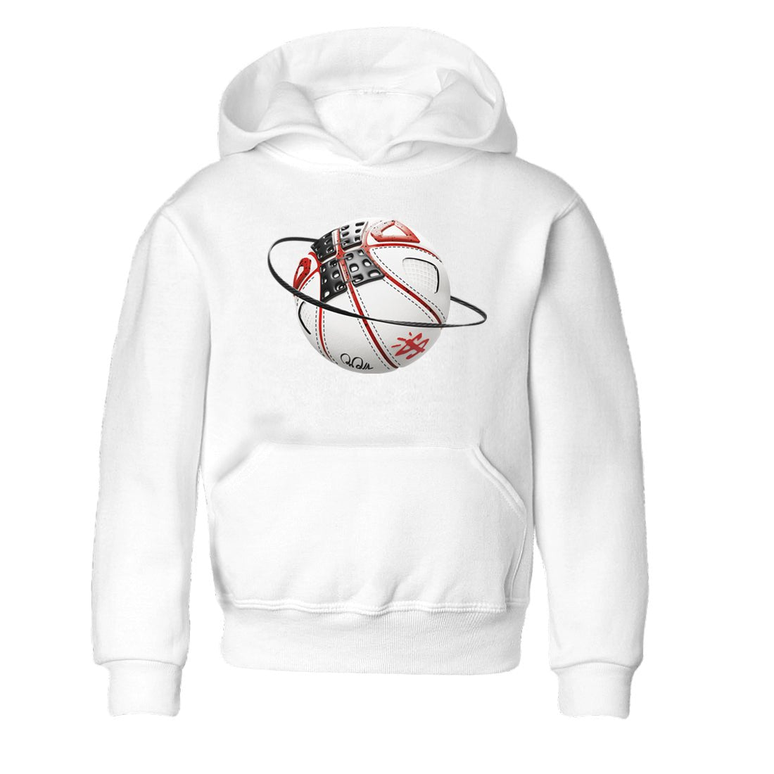 Air Jordan 4 Red Cement Sneaker Match Tees Basketball Planet Sneaker Tees AJ4 Retro OG Red Cement Sneaker Release Tees Kids Shirts White 2